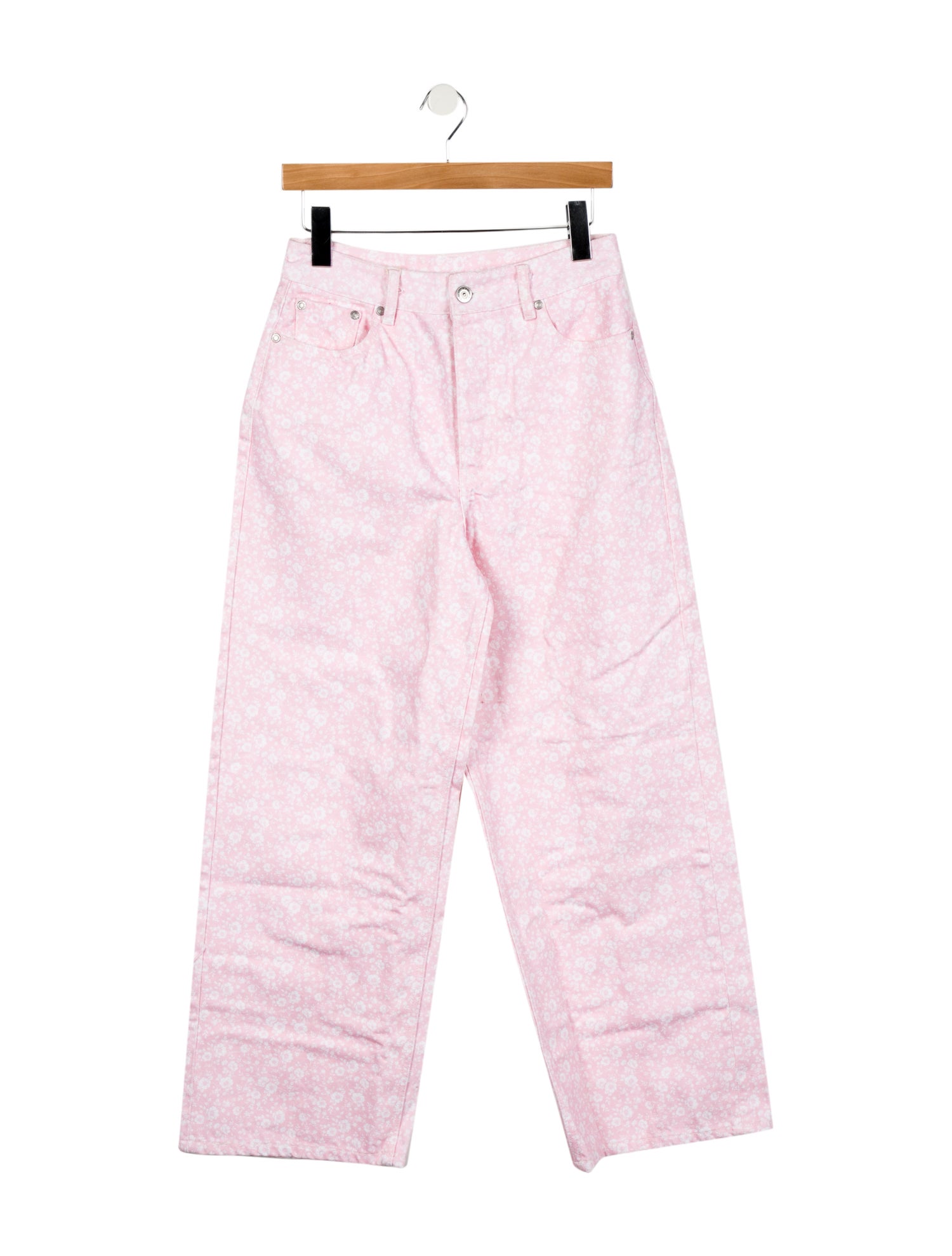 Ganni High-Rise Wide Leg Jeans