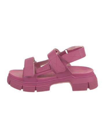 Ganni Sandals Leather Slingback EU 40 US 10 |