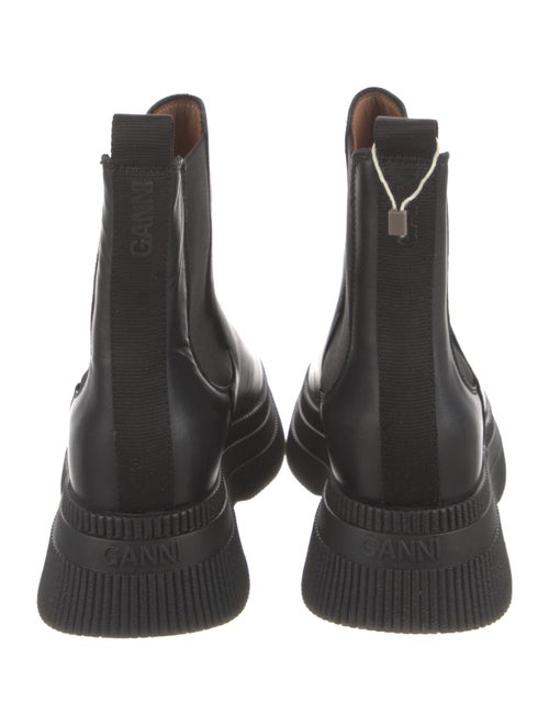 Ganni Leather Chelsea Boots