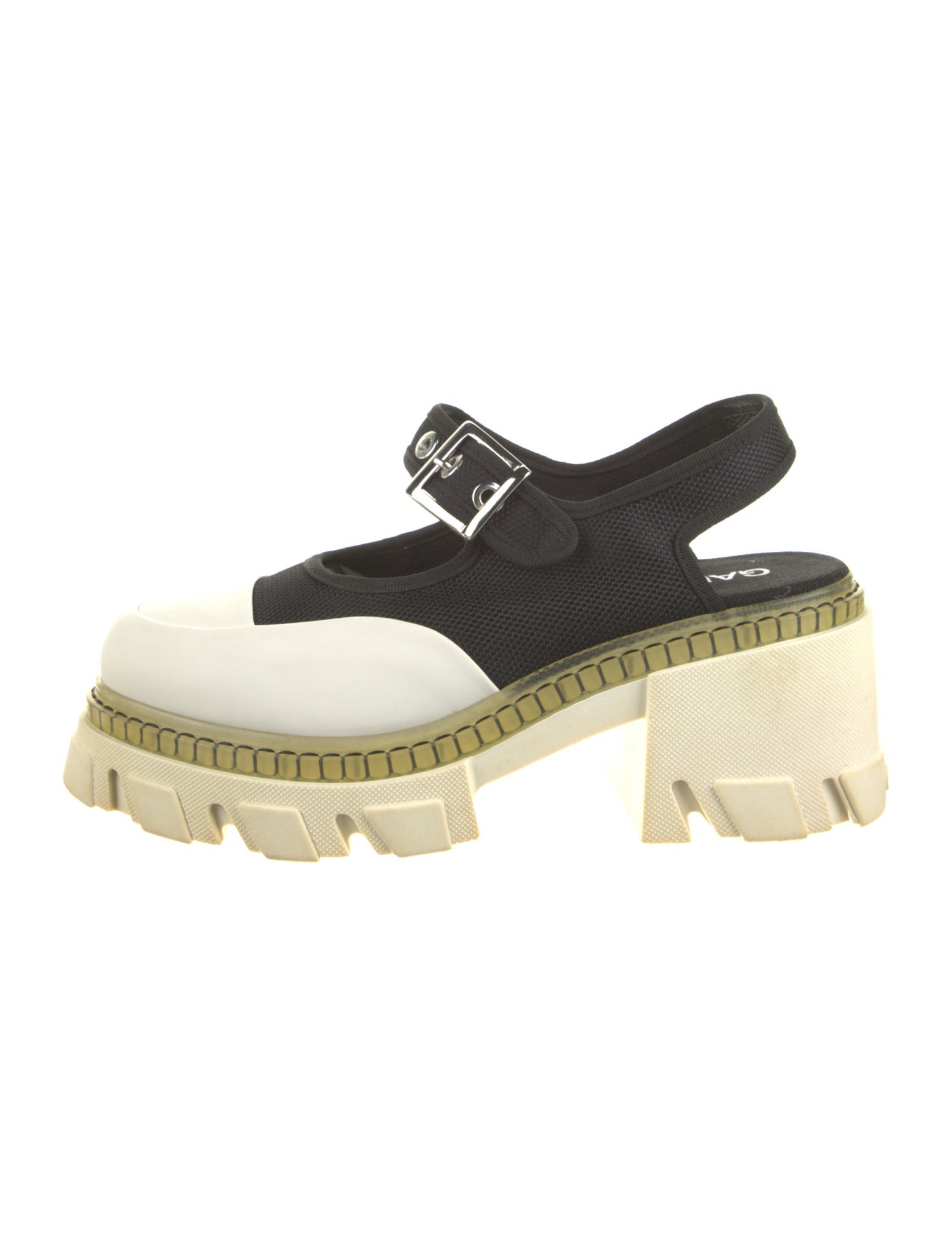 Ganni Nylon Slingback Pumps