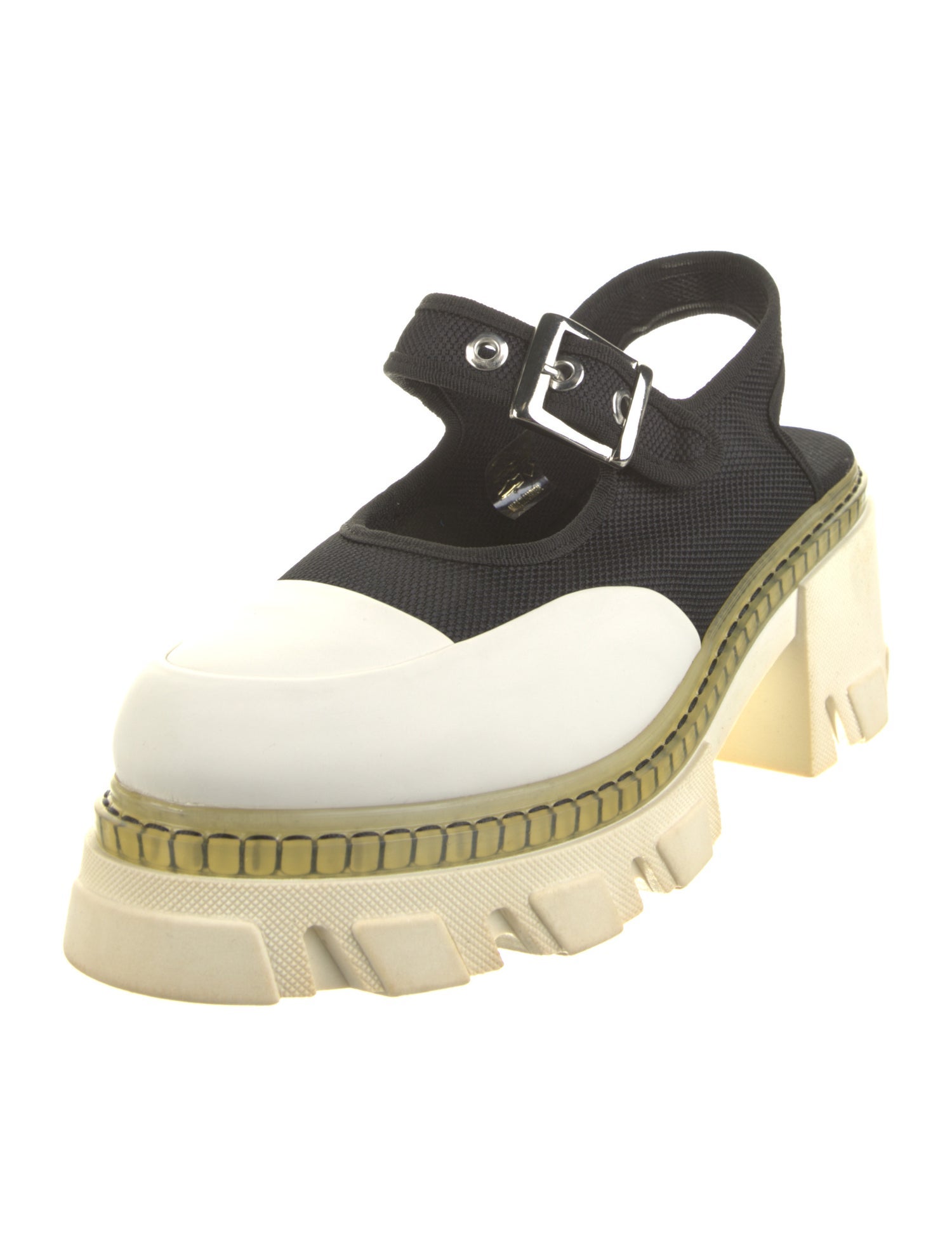 Ganni Nylon Slingback Pumps