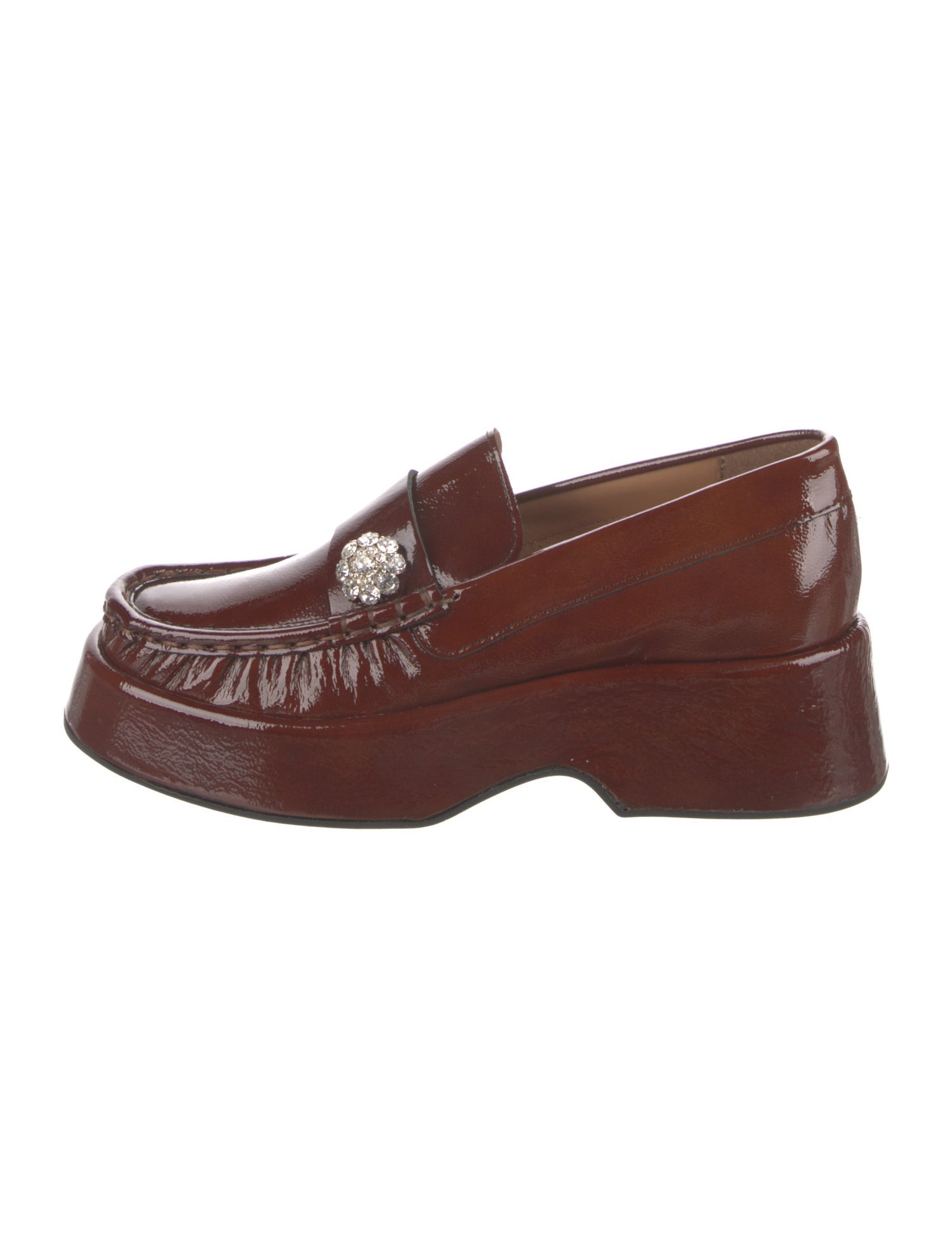 noir kei ninomiya x Repetto Patent Leather Oxfords - Red