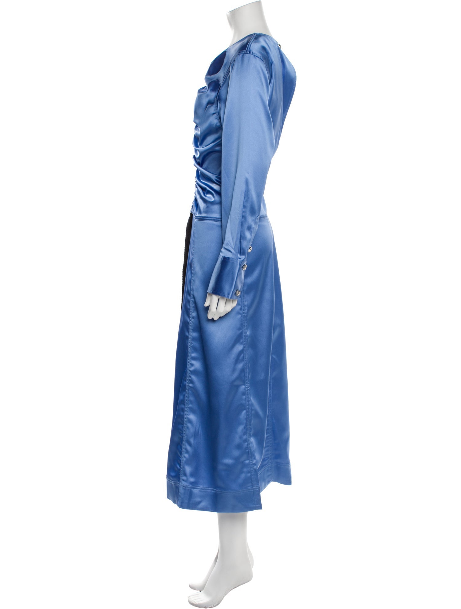 Ganni Satin Long Dress w/ Tags