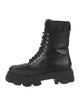Ganni Leather Combat Boots