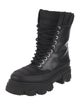 Ganni Leather Combat Boots
