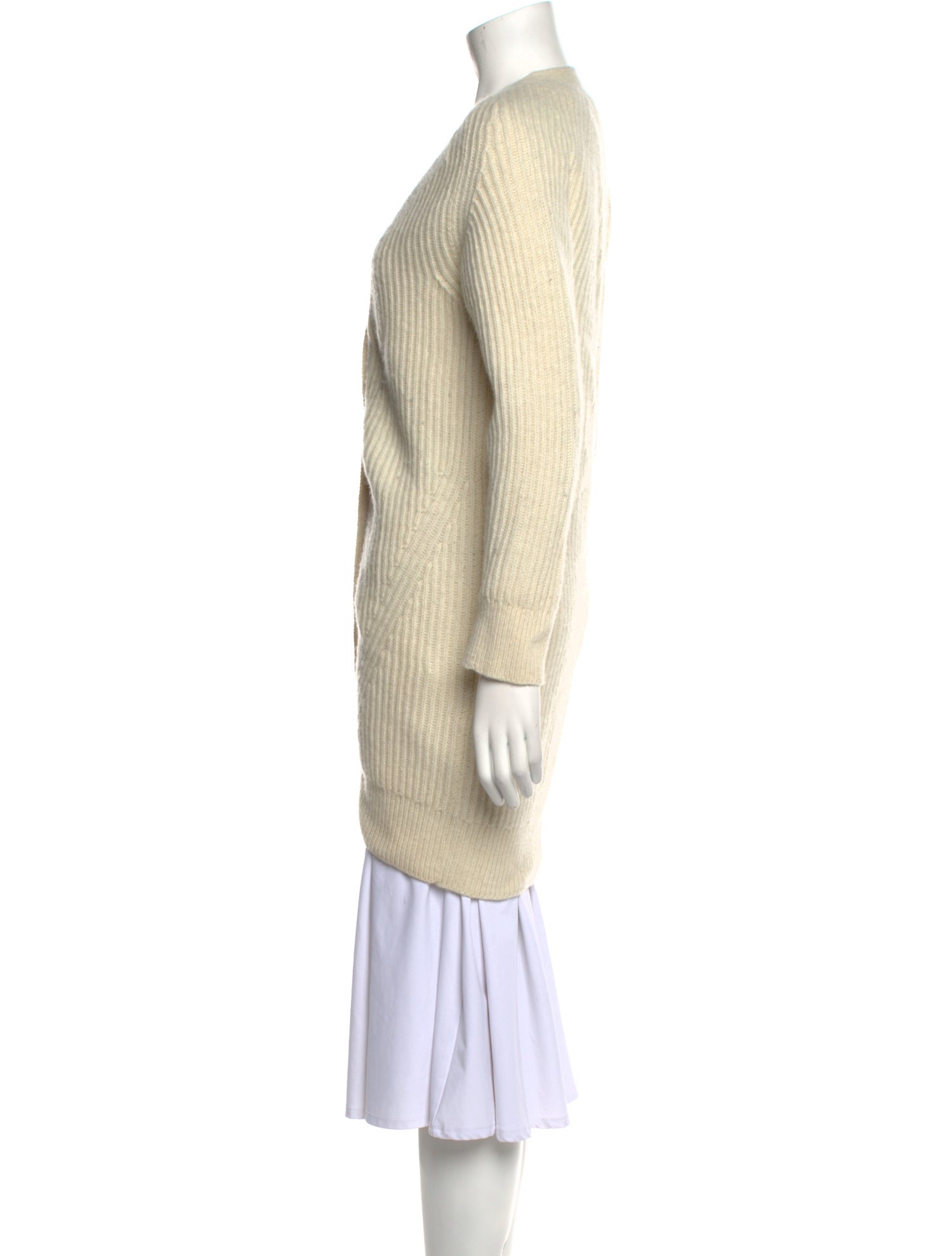 Ganni Wool Plunge Neckline Sweater