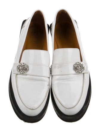 Ganni Leather Crystal Embellishments Boots