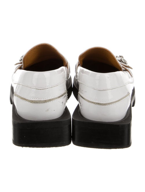 Ganni Leather Crystal Embellishments Boots