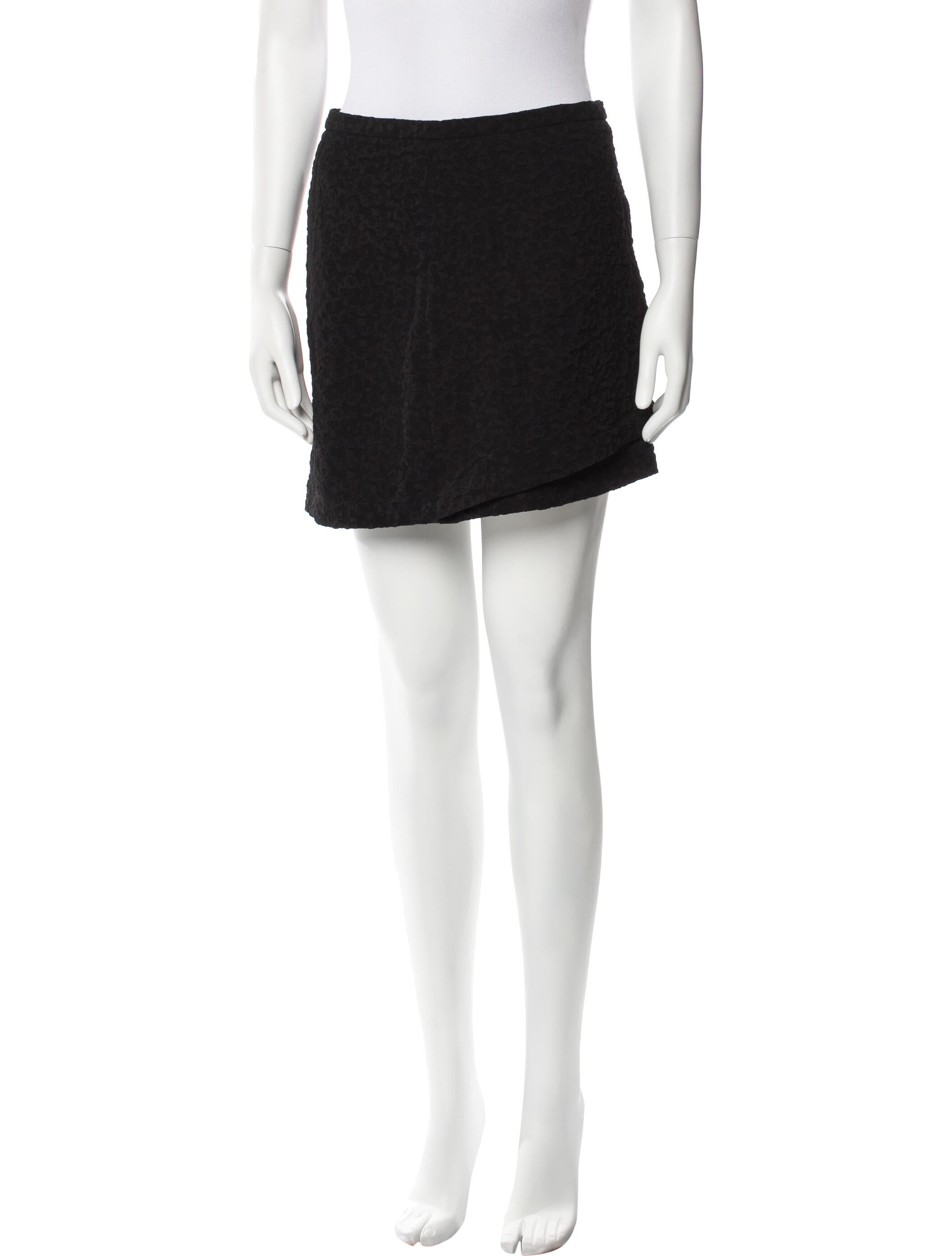 Ganni Crystal Embellishments Mini Skirt