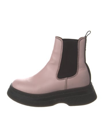 Ganni Boots Leather Chelsea 8