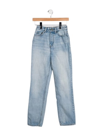 Ganni Mid-Rise Straight Leg Jeans