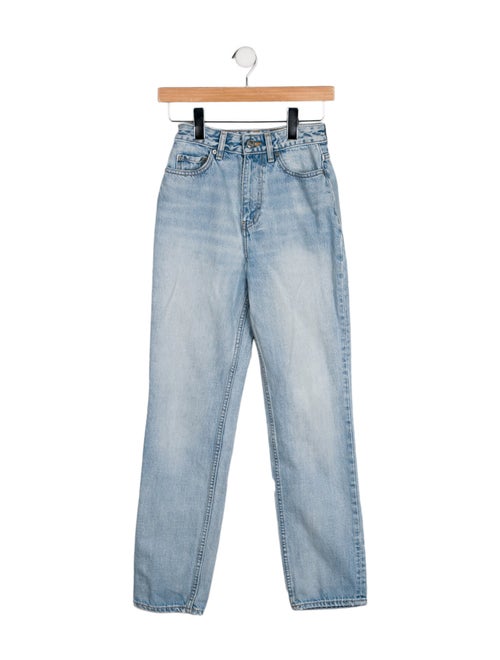 Ganni Mid-Rise Straight Leg Jeans