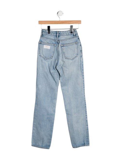 Ganni Mid-Rise Straight Leg Jeans
