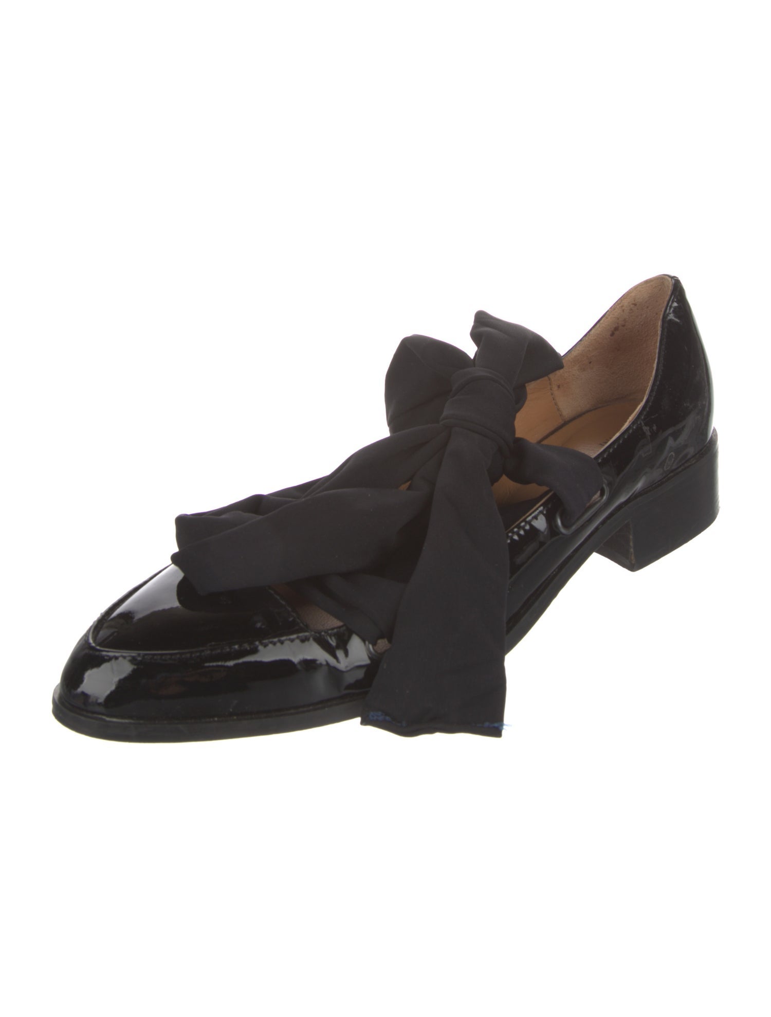 Ganni Patent Leather Oxfords