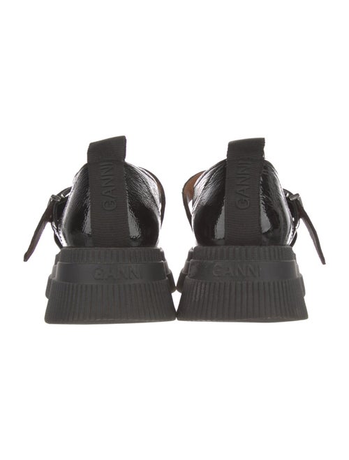 Ganni Patent Leather Mary Jane Flats