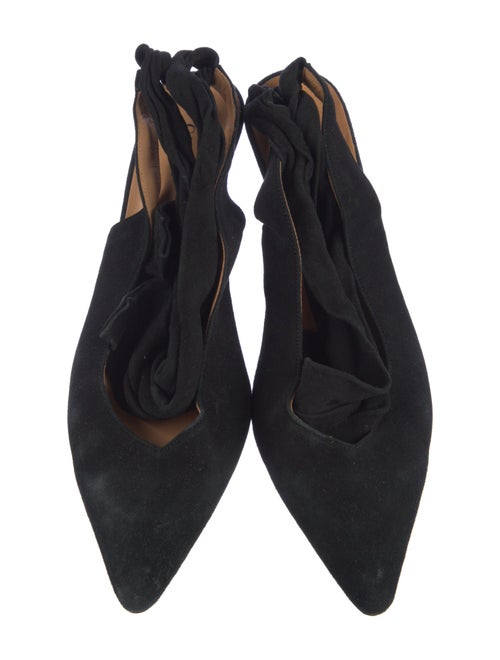Ganni Suede Slingback Pumps