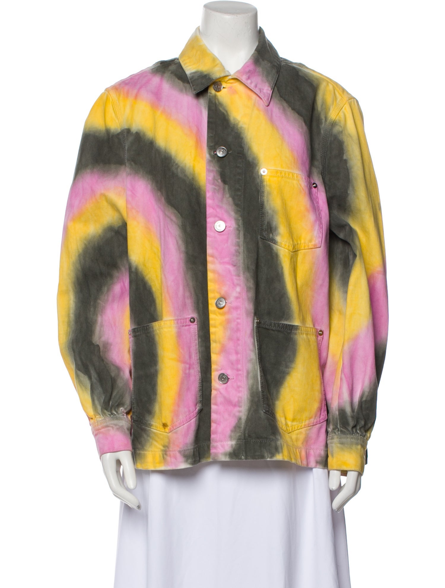 Ganni Printed Jacket - Black Jackets, Clothing - WZG121544 | The