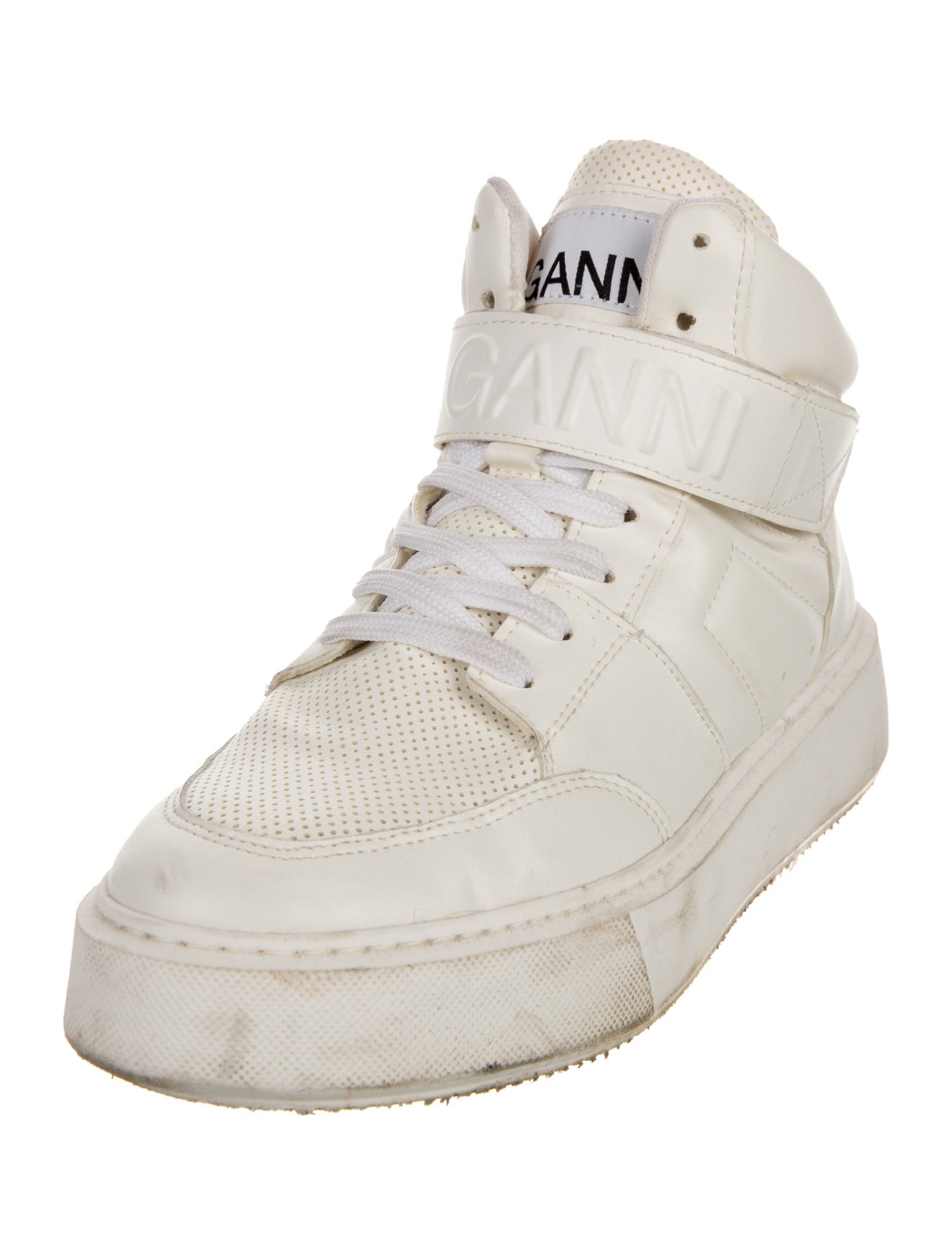 Ganni Leather Sneakers