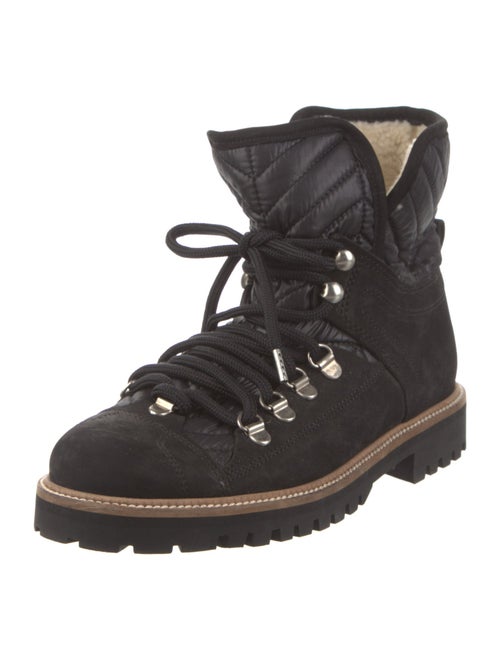 Ganni Suede Combat Boots