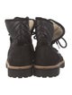 Ganni Suede Combat Boots