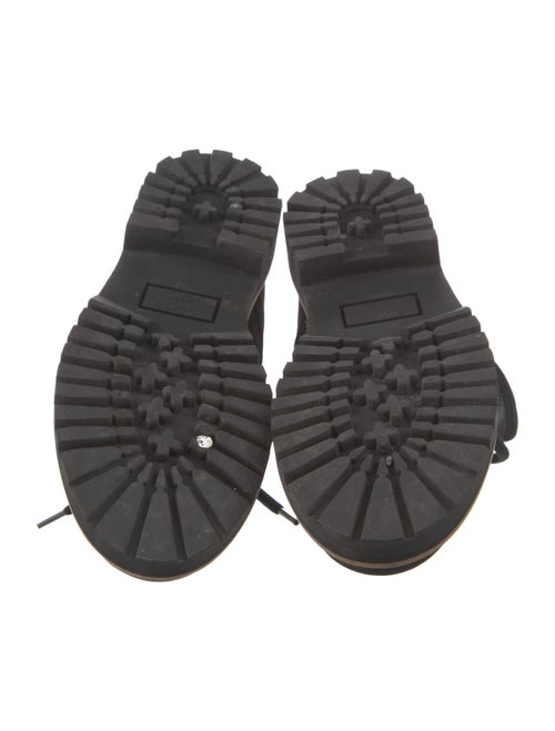 Ganni Suede Combat Boots