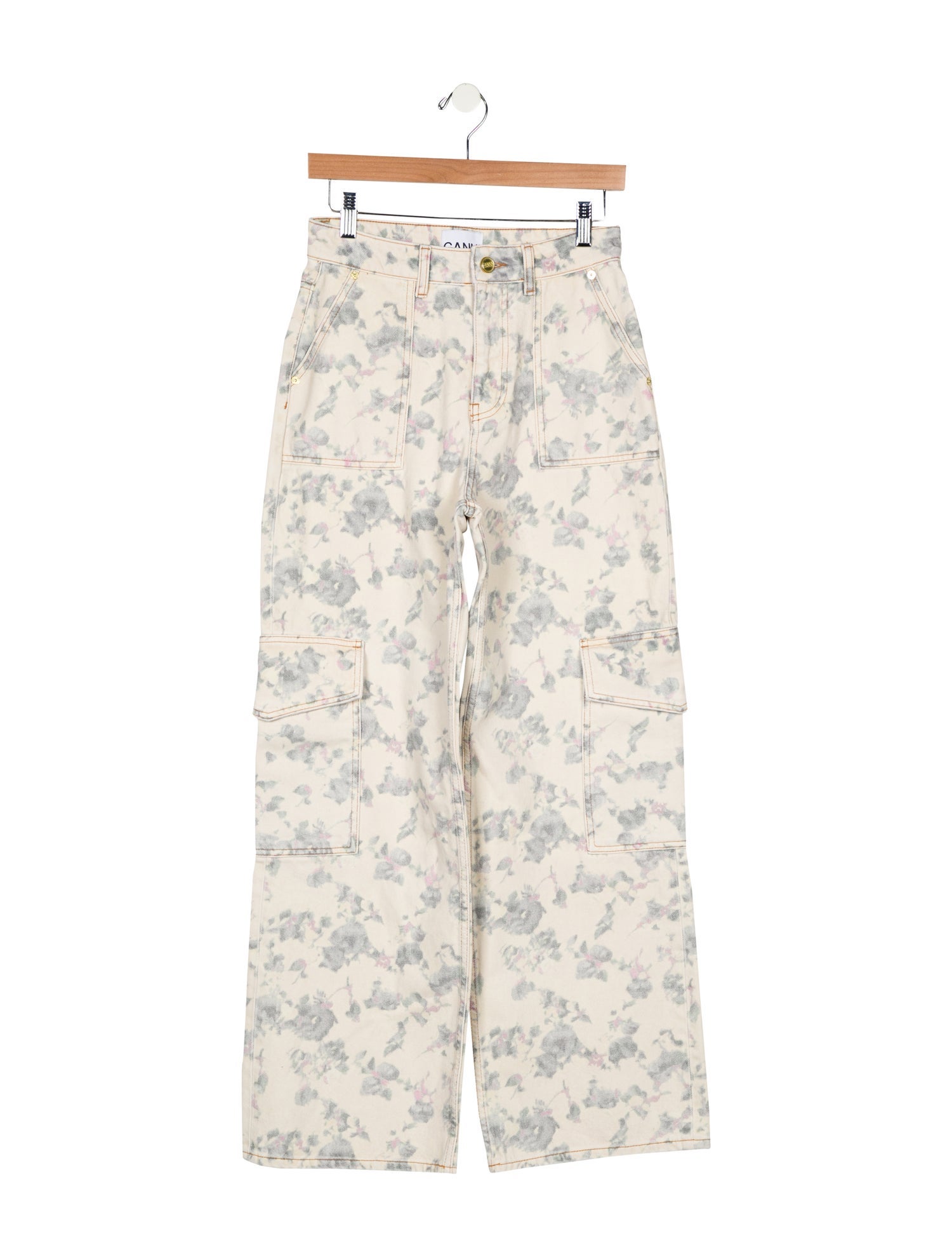 Ganni High-Rise Wide Leg Jeans