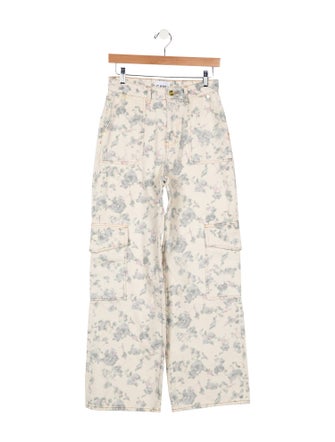 Ganni High-Rise Wide Leg Jeans