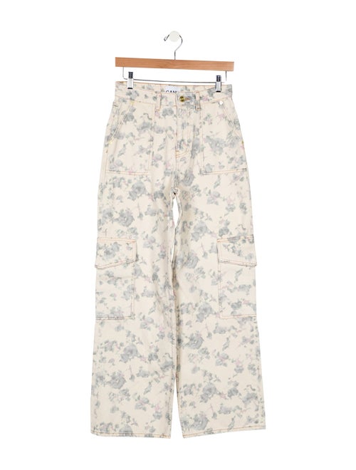 Ganni High-Rise Wide Leg Jeans