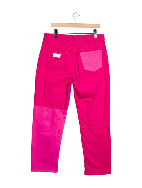 Ganni High-Rise Straight Leg Jeans