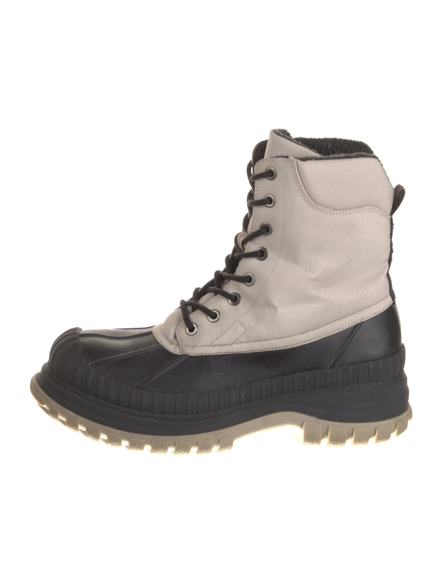 Ganni Colorblock Pattern Combat Boots