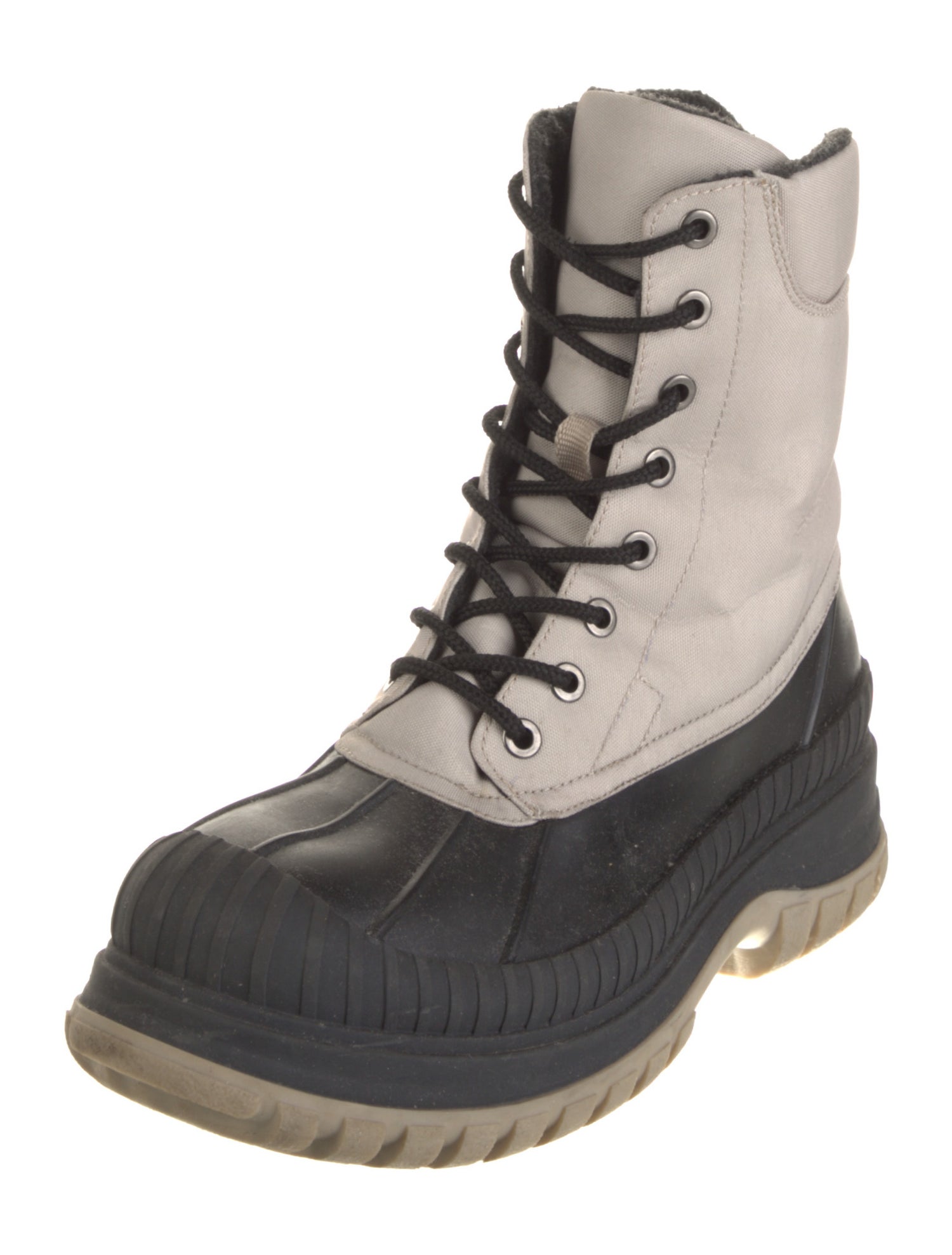 Ganni Colorblock Pattern Combat Boots