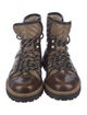 Ganni Leather Combat Boots