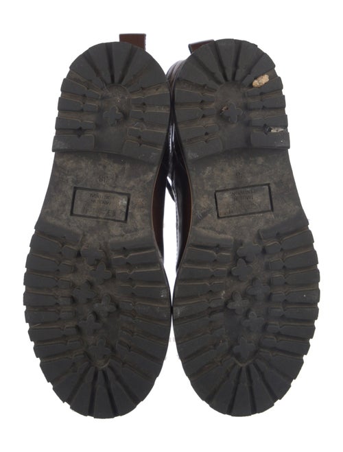 Ganni Leather Combat Boots