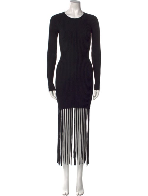 Ganni Crew Neck Mini Dress