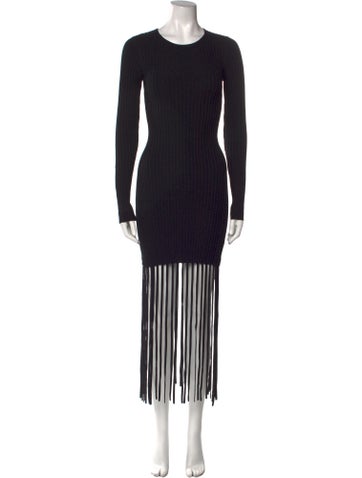 Ganni Dresses Crew Neck Mini Dress XS