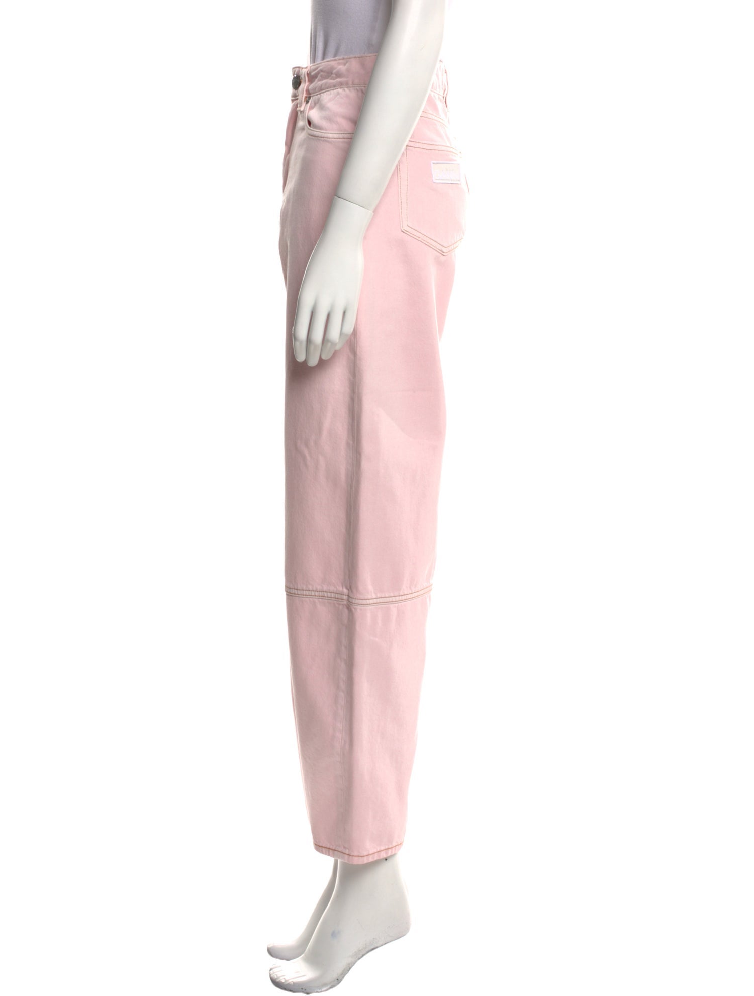 Ganni High-Rise Straight Leg Jeans