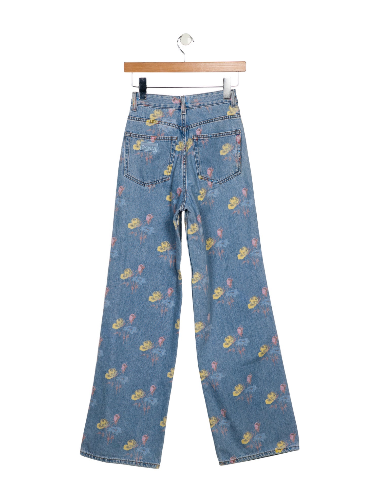 Ganni High-Rise Wide Leg Jeans