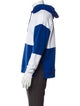 Ganni Colorblock Pattern Crew Neck Hoodie