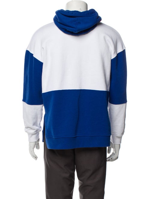 Ganni Colorblock Pattern Crew Neck Hoodie