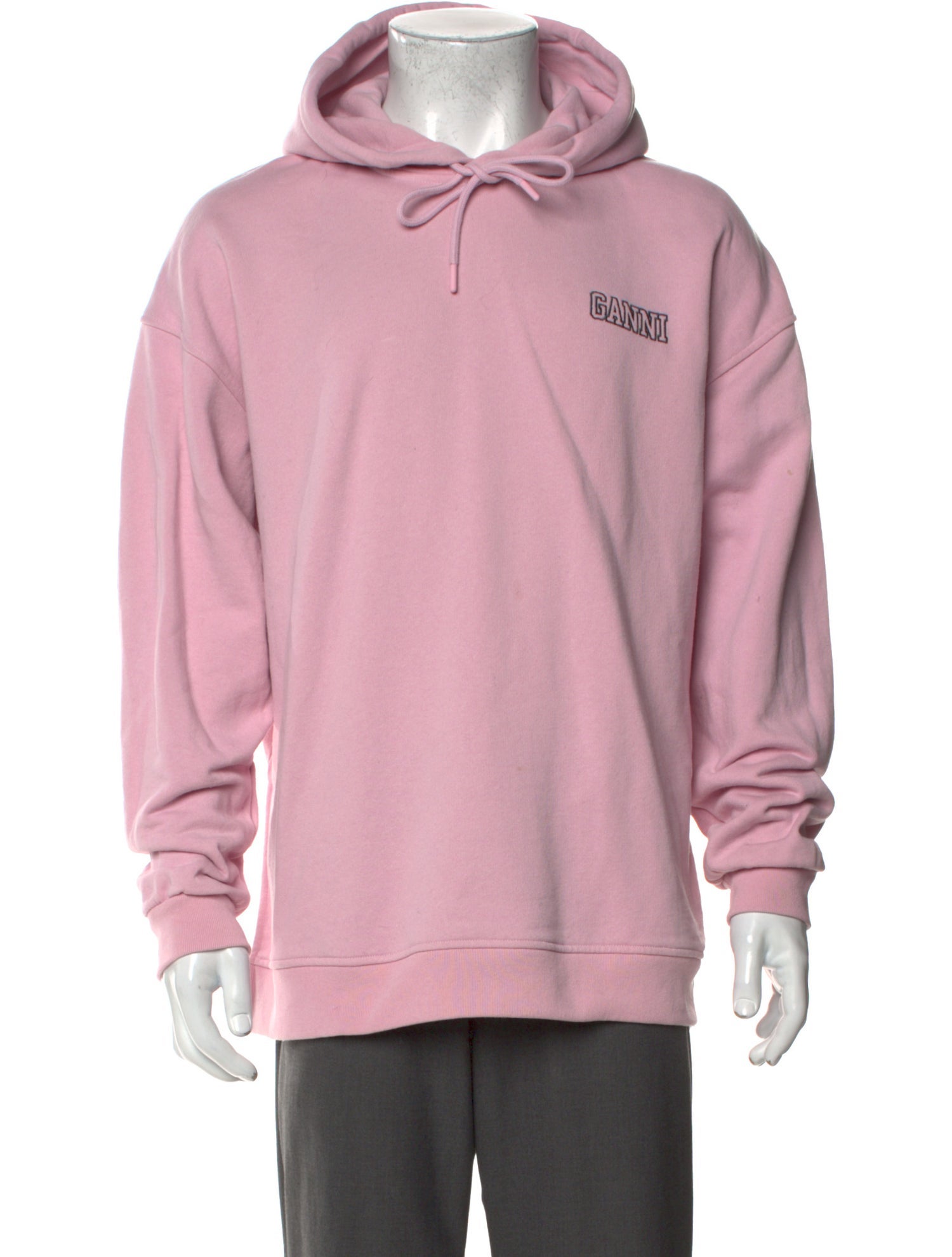 Ganni Graphic Print Crew Neck Hoodie