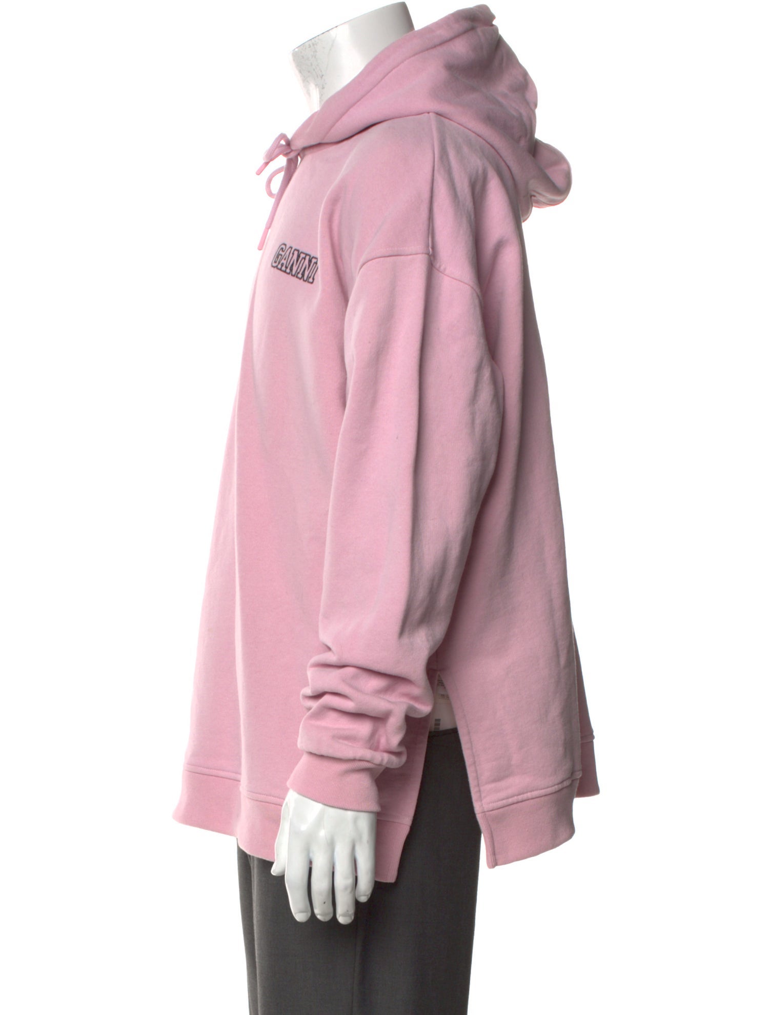 Ganni Graphic Print Crew Neck Hoodie