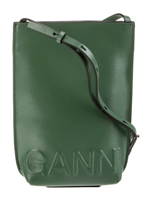 Ganni Leather Crossbody Bag