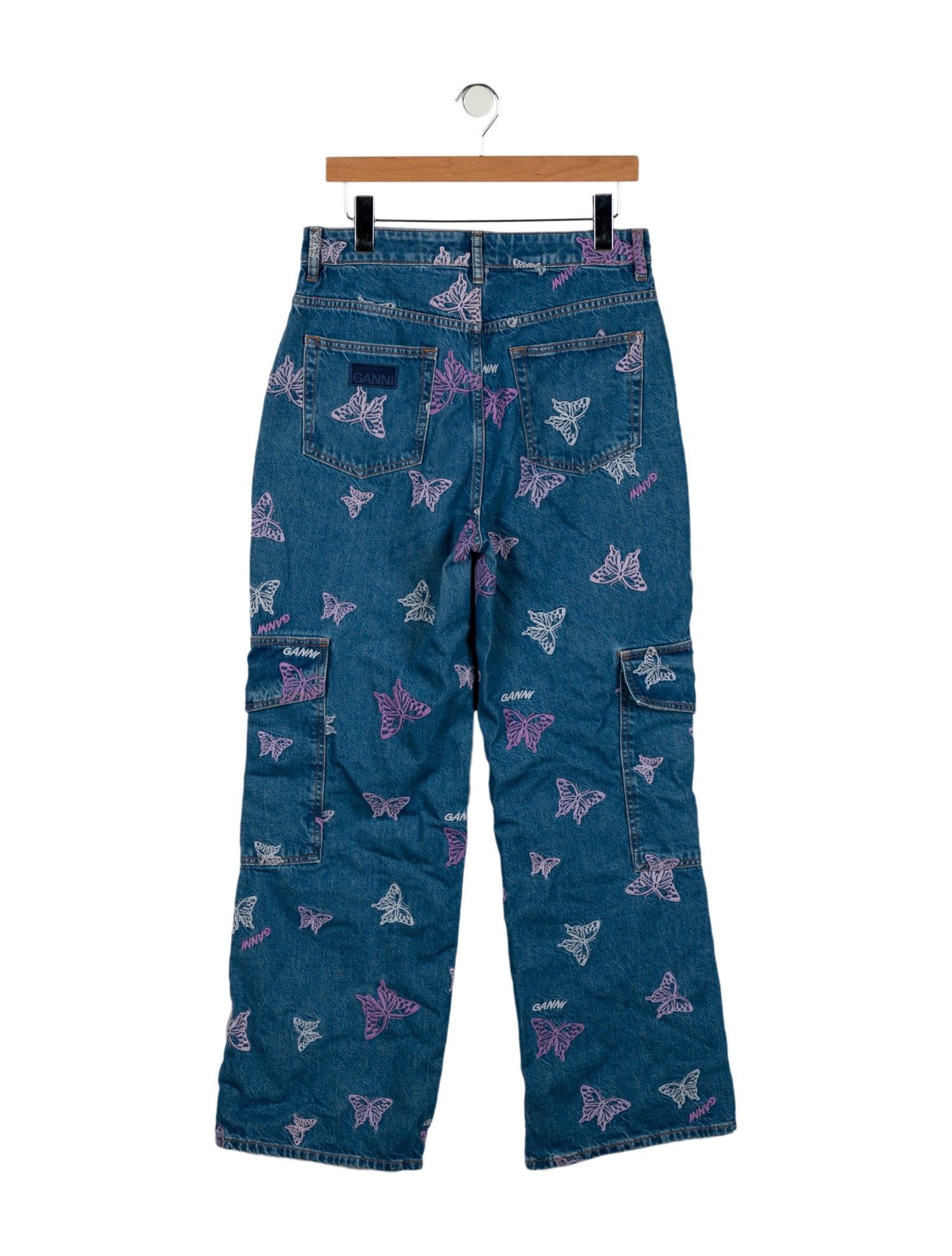 Ganni High-Rise Wide Leg Jeans