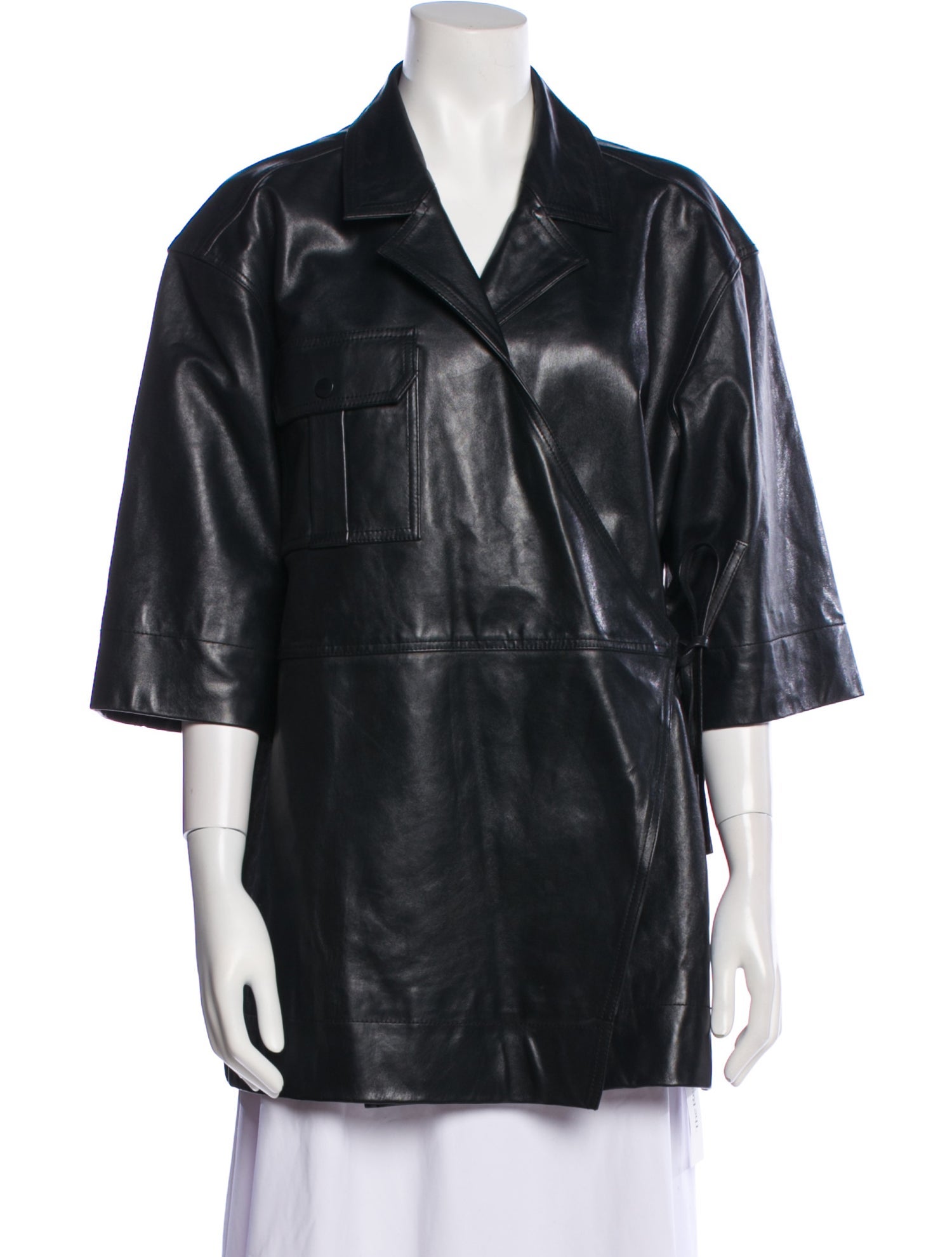 Ganni Lamb Leather Evening Jacket