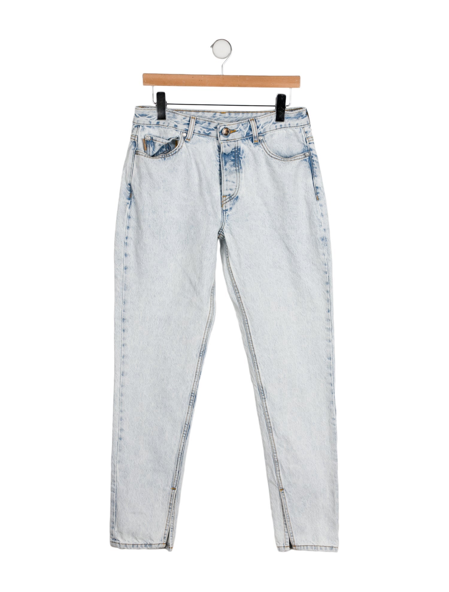 Ganni Mid-Rise Straight Leg Jeans