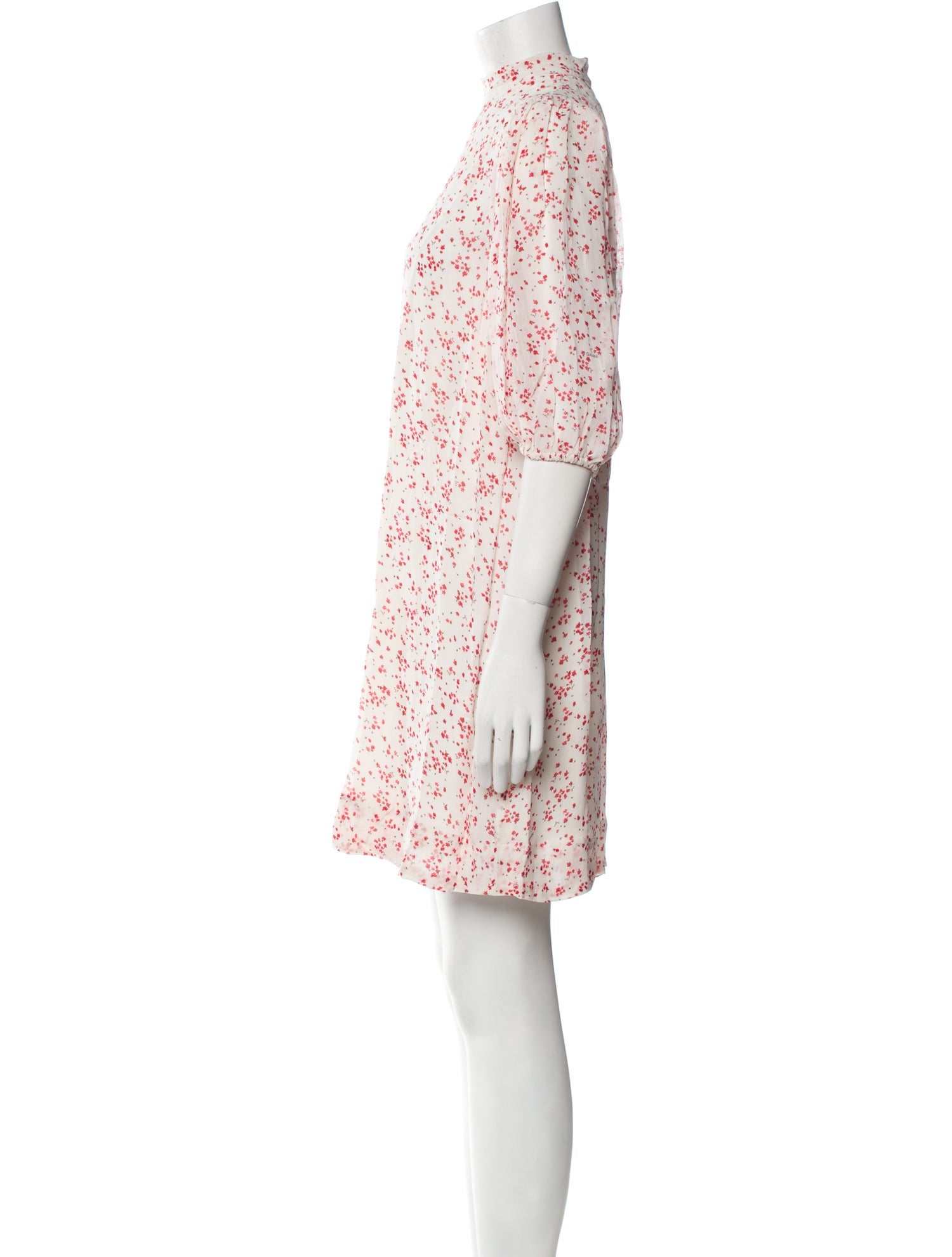 Ganni Floral Print Mini Dress