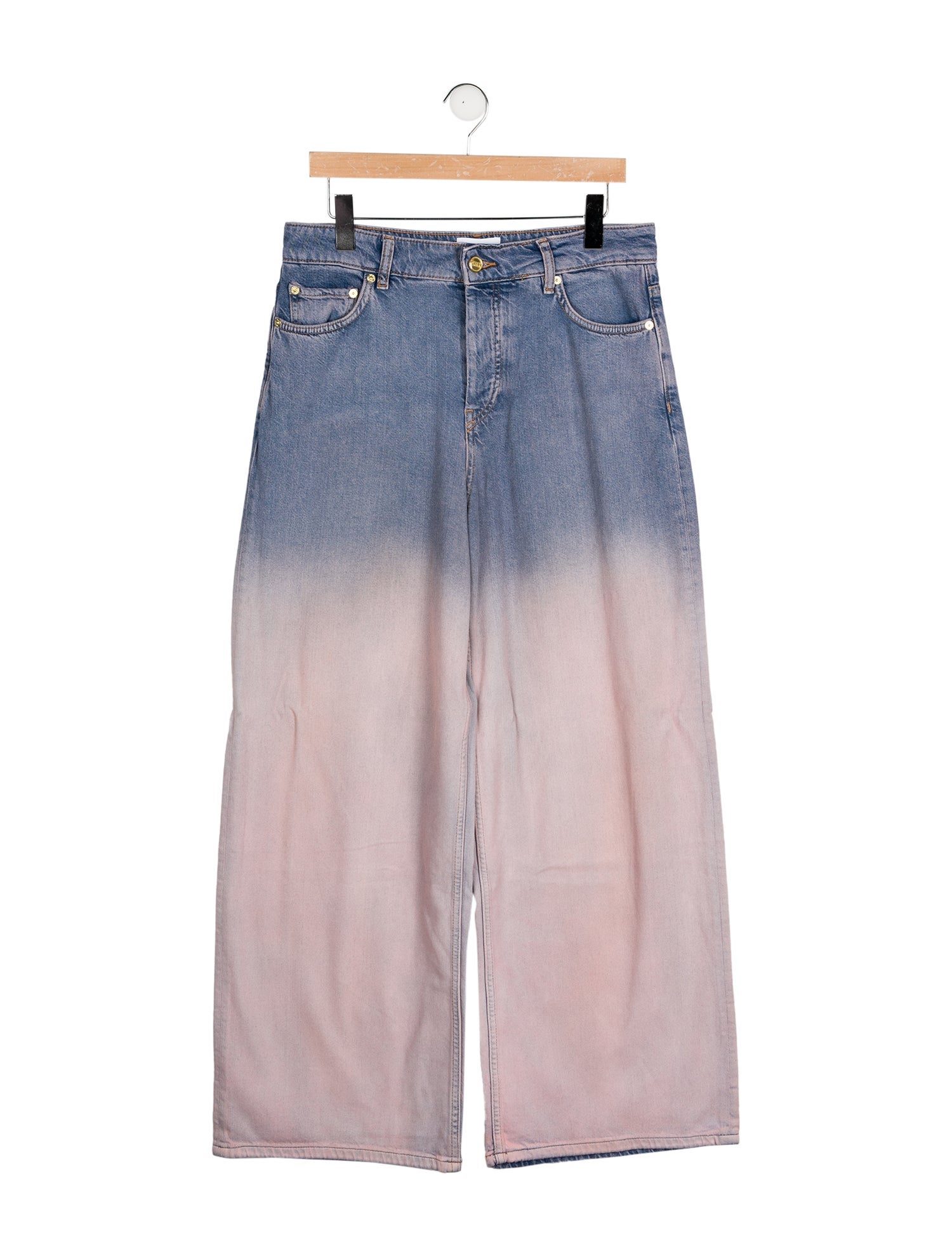Ganni High-Rise Wide Leg Jeans w/ Tags