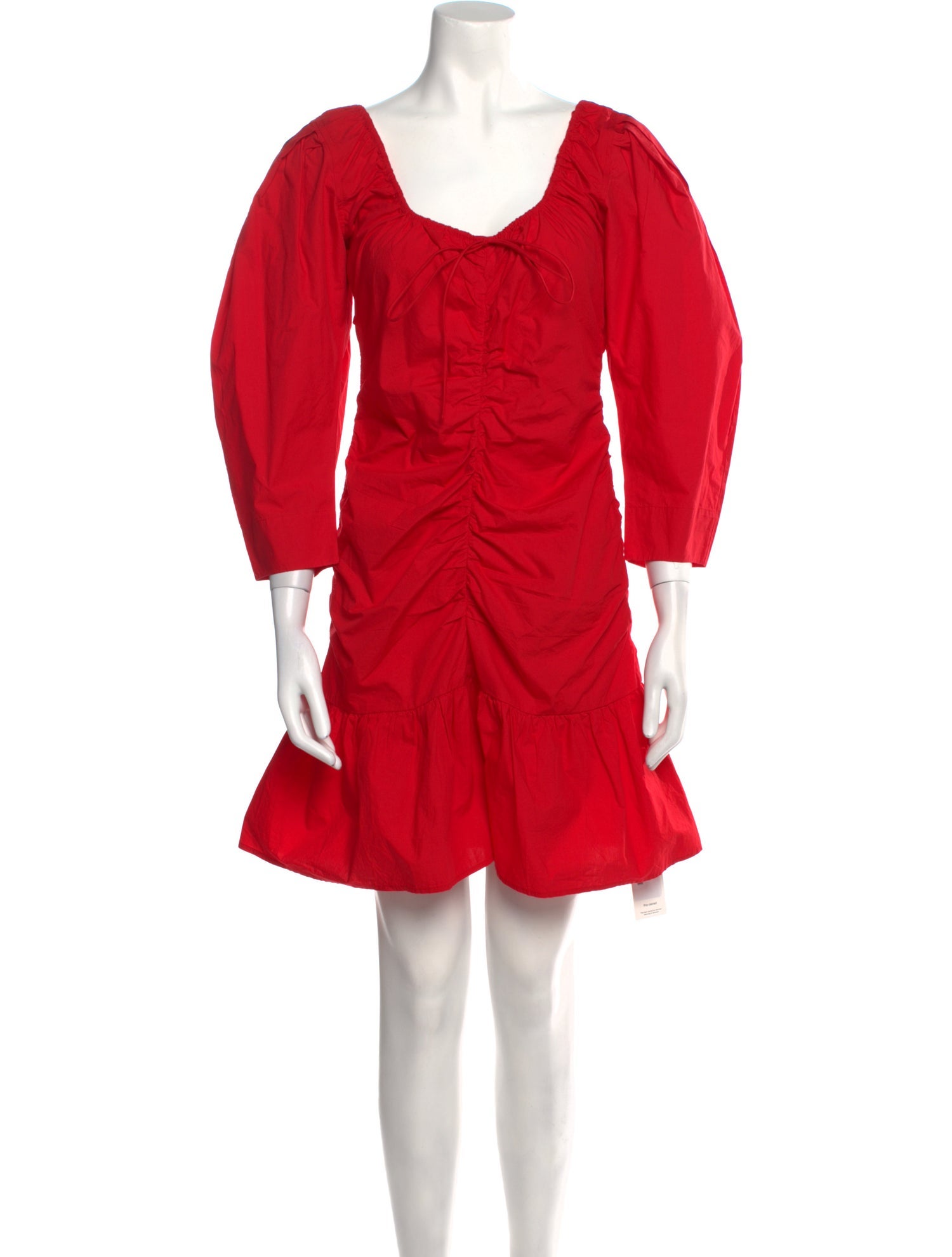 Ganni V-Neck Mini Dress w/ Tags