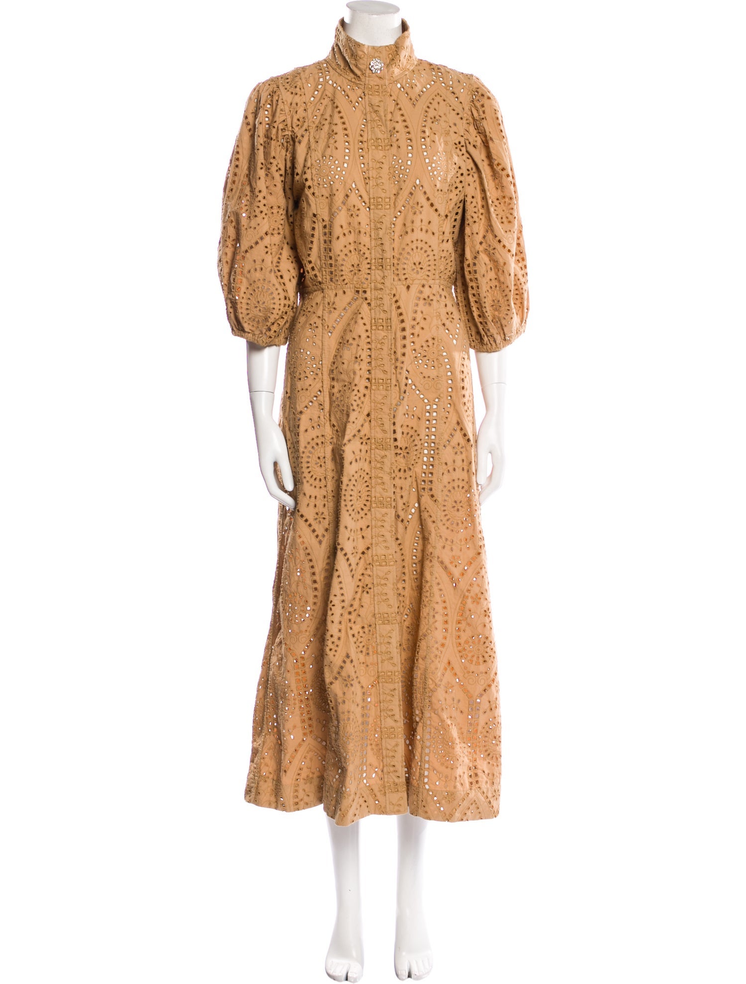 Ganni Turtleneck Long Dress