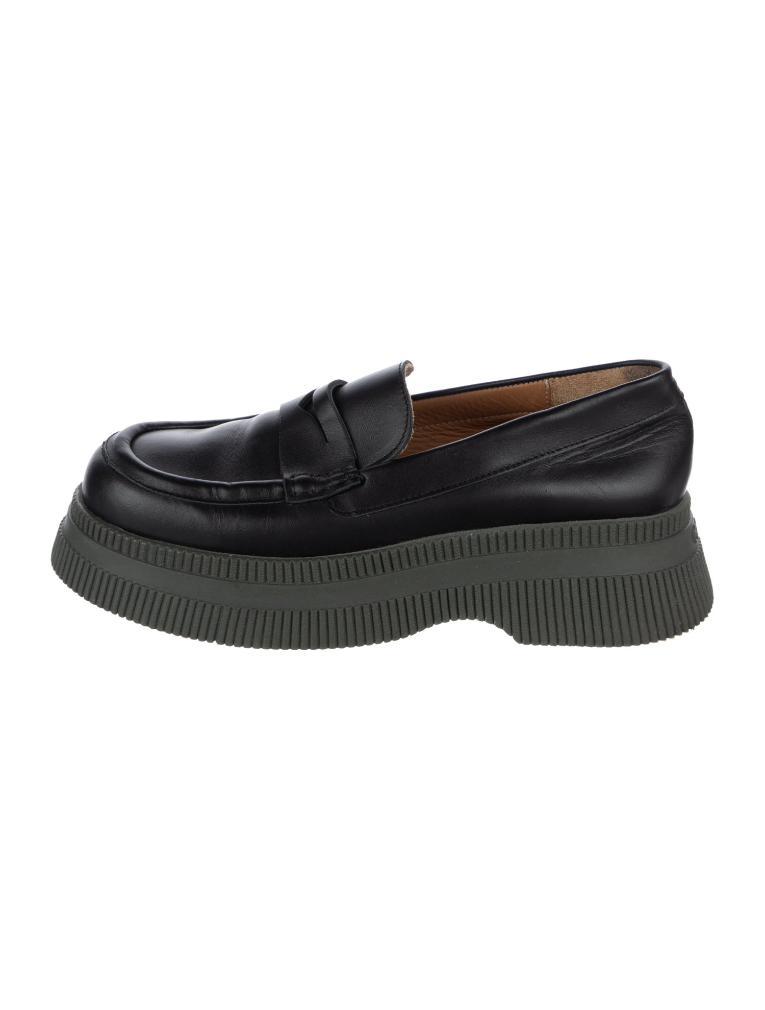 Ganni Leather Loafers